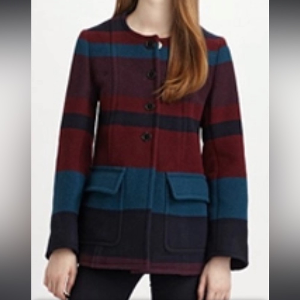 Marc by Marc Jocob multi color wool coat - Picture 8 of 9